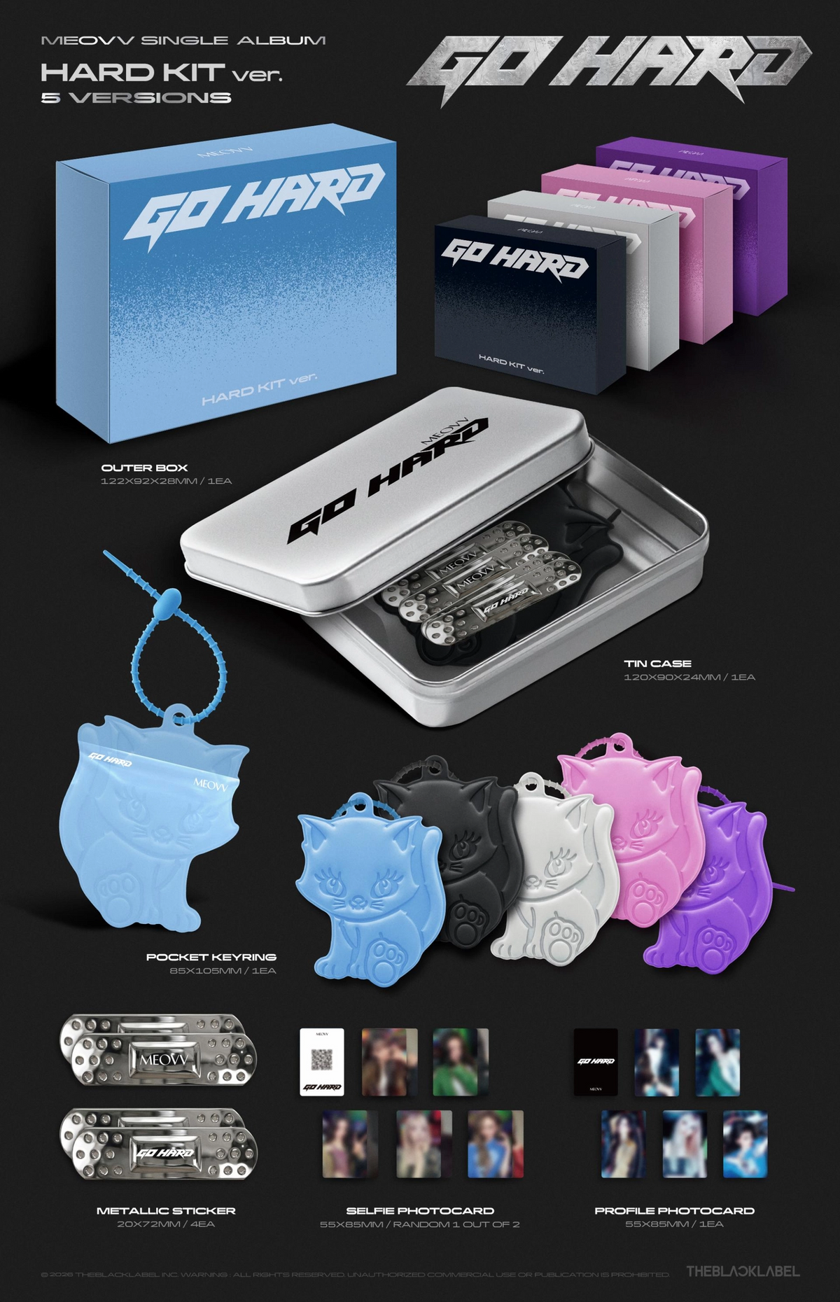 MEOVV - SINGLE ALBUM [GO HARD] (HARD KIT VER)