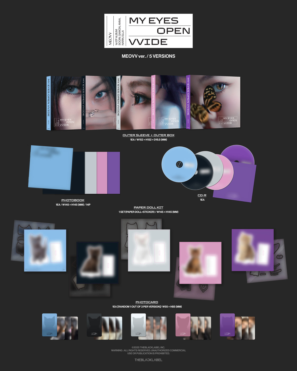 MEOVV 1ST EP ALBUM - MY EYES OPEN VVIDE (MEOVV VER)