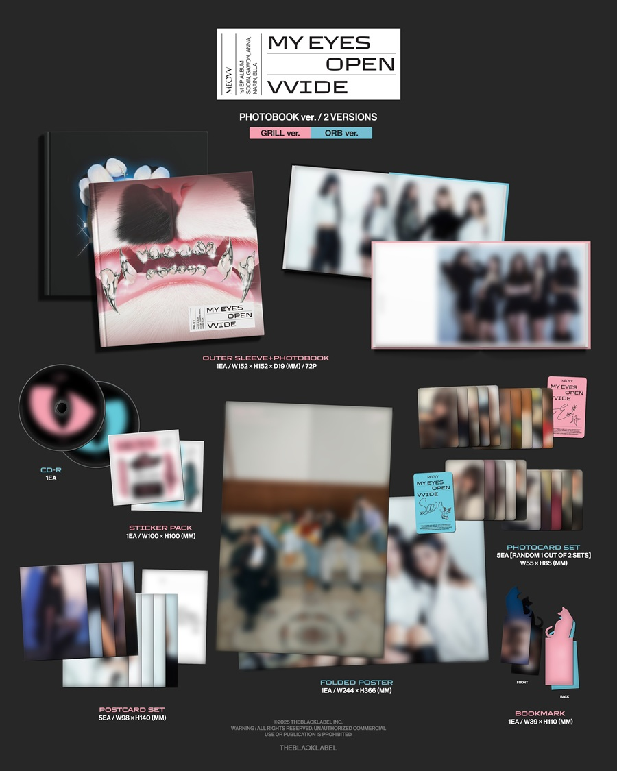 MEOVV 1ST EP ALBUM - MY EYES OPEN VVIDE (PHOTOBOOK VER)