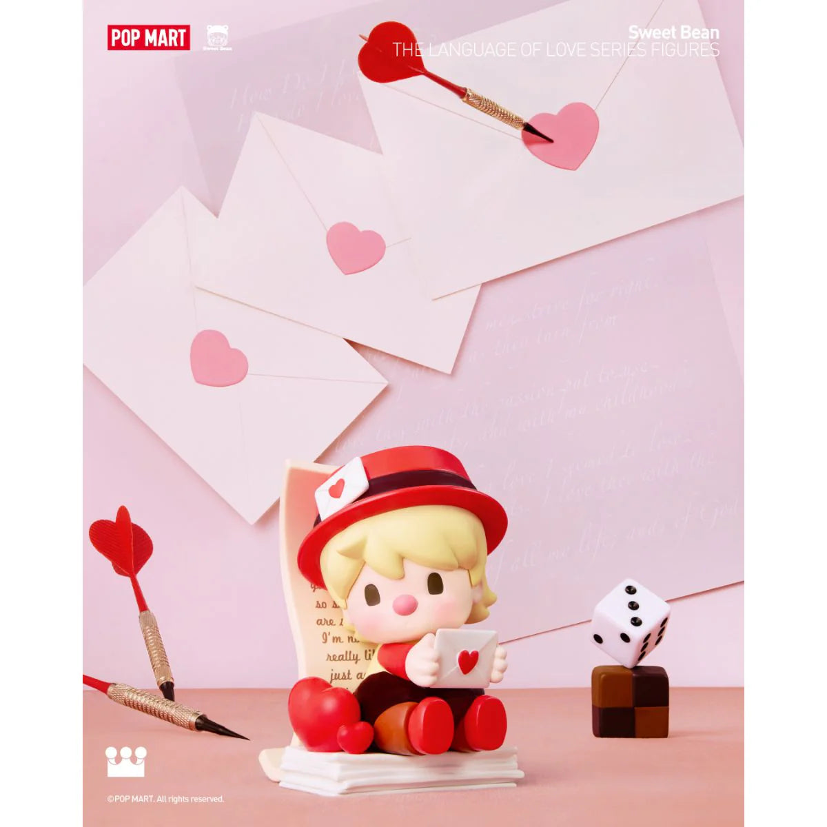POP MART Authentic Sweet Bean The Language of Love Series Mystery Box 12 Designs (1 Piece)