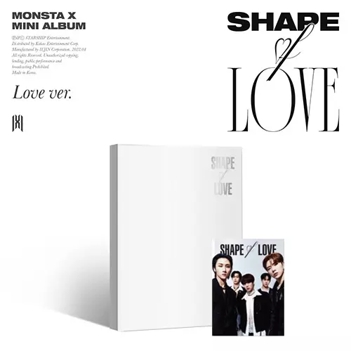 MONSTA X MINI ALBUM VOL. 11 - SHAPE OF LOVE (PHOTOBOOK VERSION)