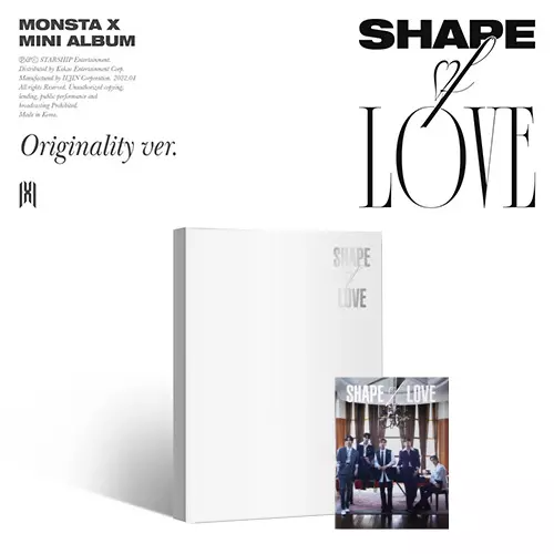 MONSTA X MINI ALBUM VOL. 11 - SHAPE OF LOVE (PHOTOBOOK VERSION)