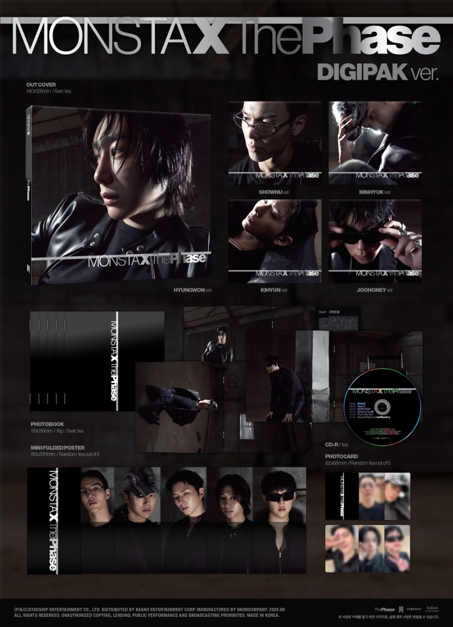 MONSTA X - THE PHASE (DIGIPACK VER.)