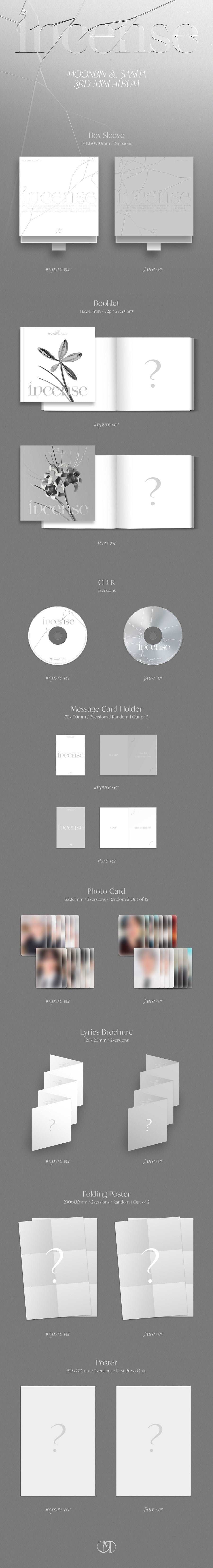 Astro: Moonbin & Sanha Mini Album Vol. 3 - INCENSE