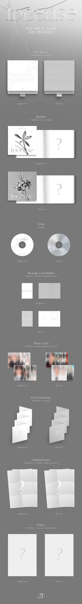 Astro: Moonbin & Sanha Mini Album Vol. 3 - INCENSE