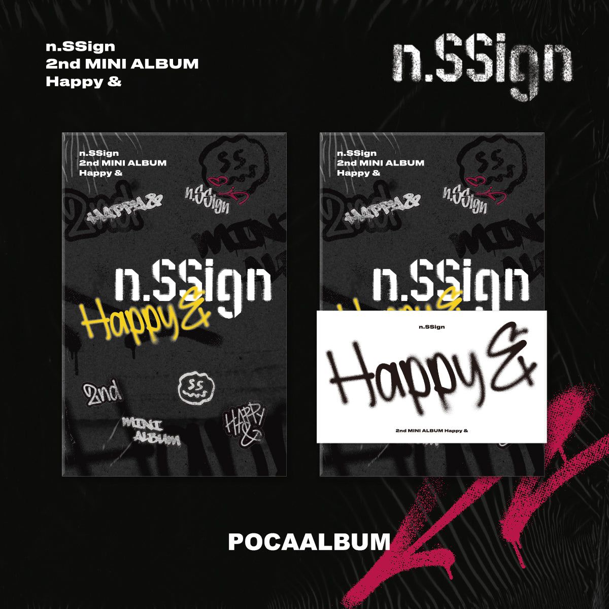 N.SSIGN - HAPPY & 2ND MINI ALBUM (POCA ALBUM VERSION)