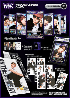 NCT 127 VOL.6 - WALK (WALK CREW CHARACTER CARD VERSION)