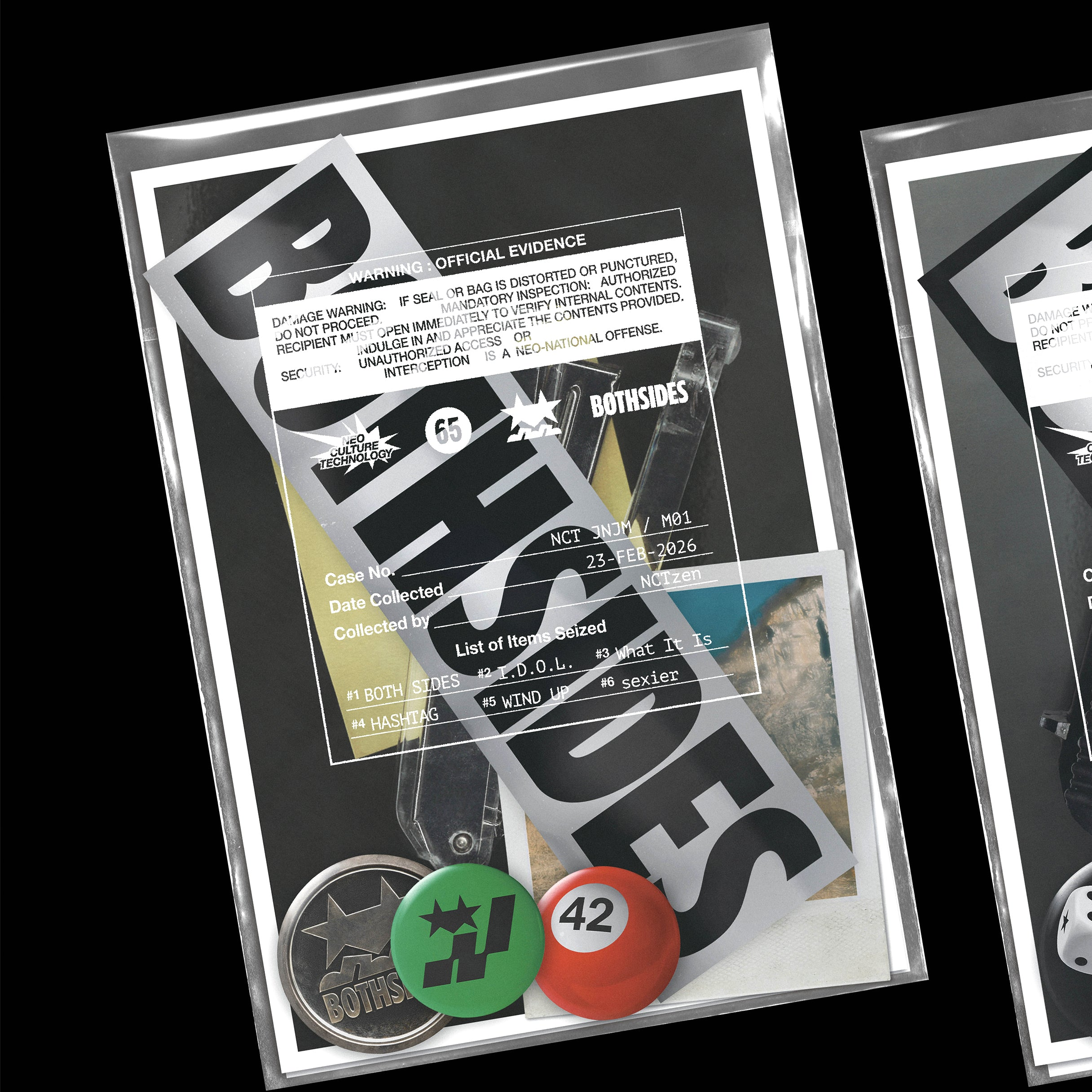 NCT JNJM 1ST MINI ALBUM - BOTH SIDES (EVIDENCE VER/SMART ALBUM)