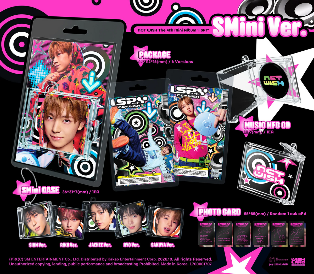 NCT WISH - 4TH MINI ALBUM [I SPY] (SMINI VER)