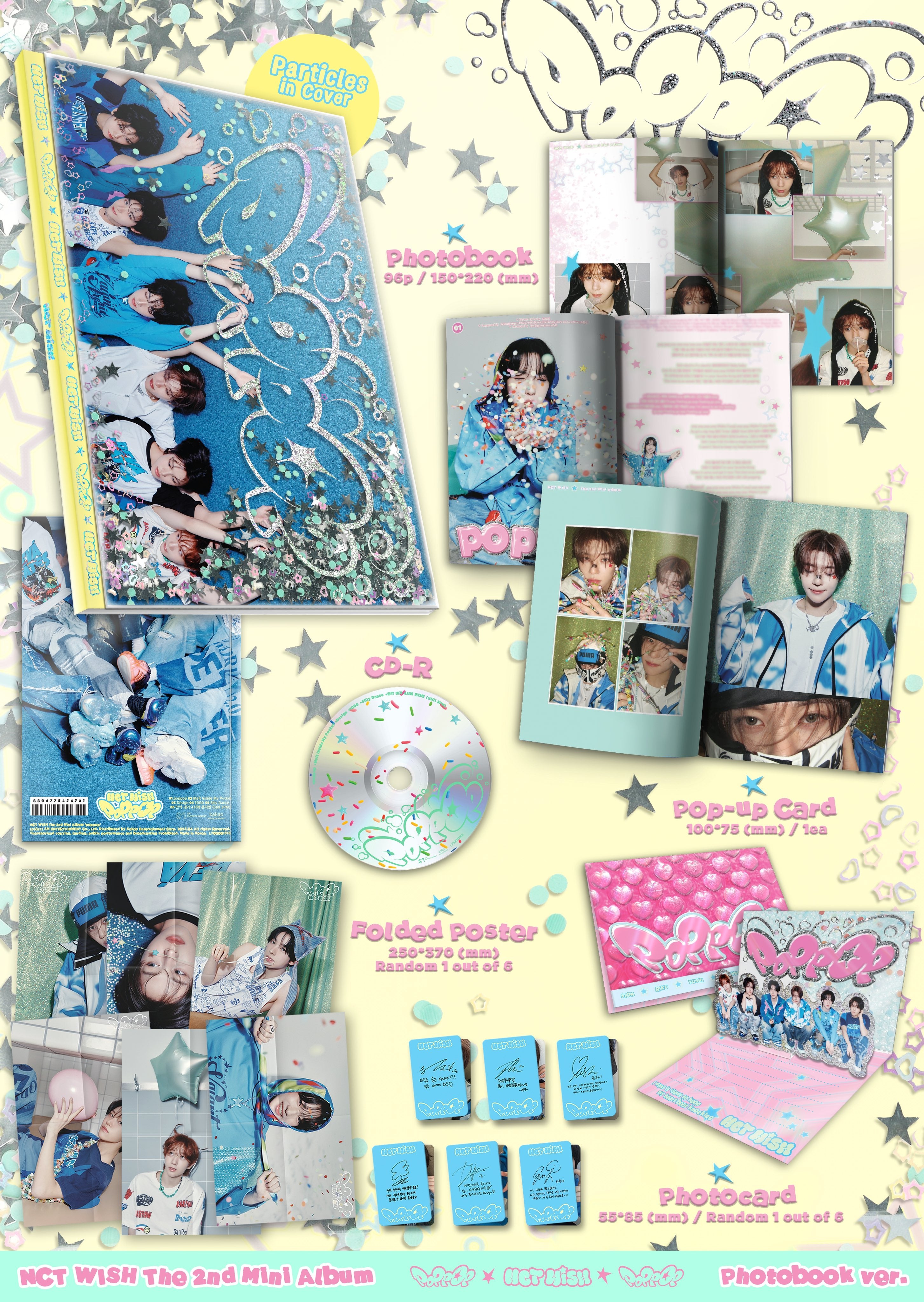 NCT WISH 2ND MINI ALBUM - POPPOP (PHOTOBOOK VER.)