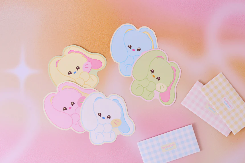 NEWJEANS X LINE FRIENDS© OFFICIAL MERCHANDISE BUNINI PAPER LETTER SET