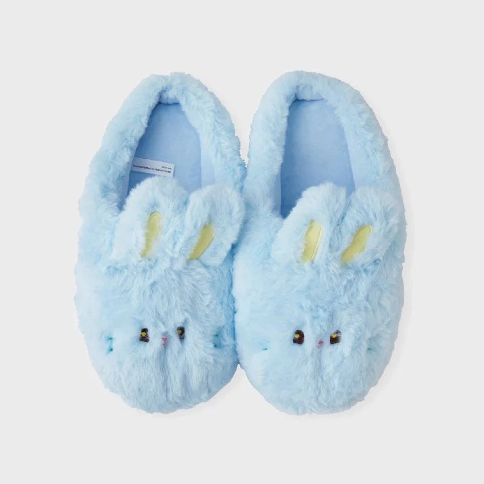 NEWJEANS X LINE FRIENDS© OFFICIAL MERCHANDISE BUNINI PLUSH HOUSE SLIPPERS