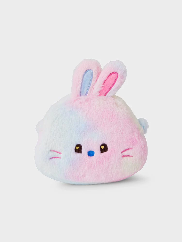 NEWJEANS X LINE FRIENDS© OFFICIAL MERCHANDISE BUNINI PLUSH MINI POUCH (MULTI COLOUR)