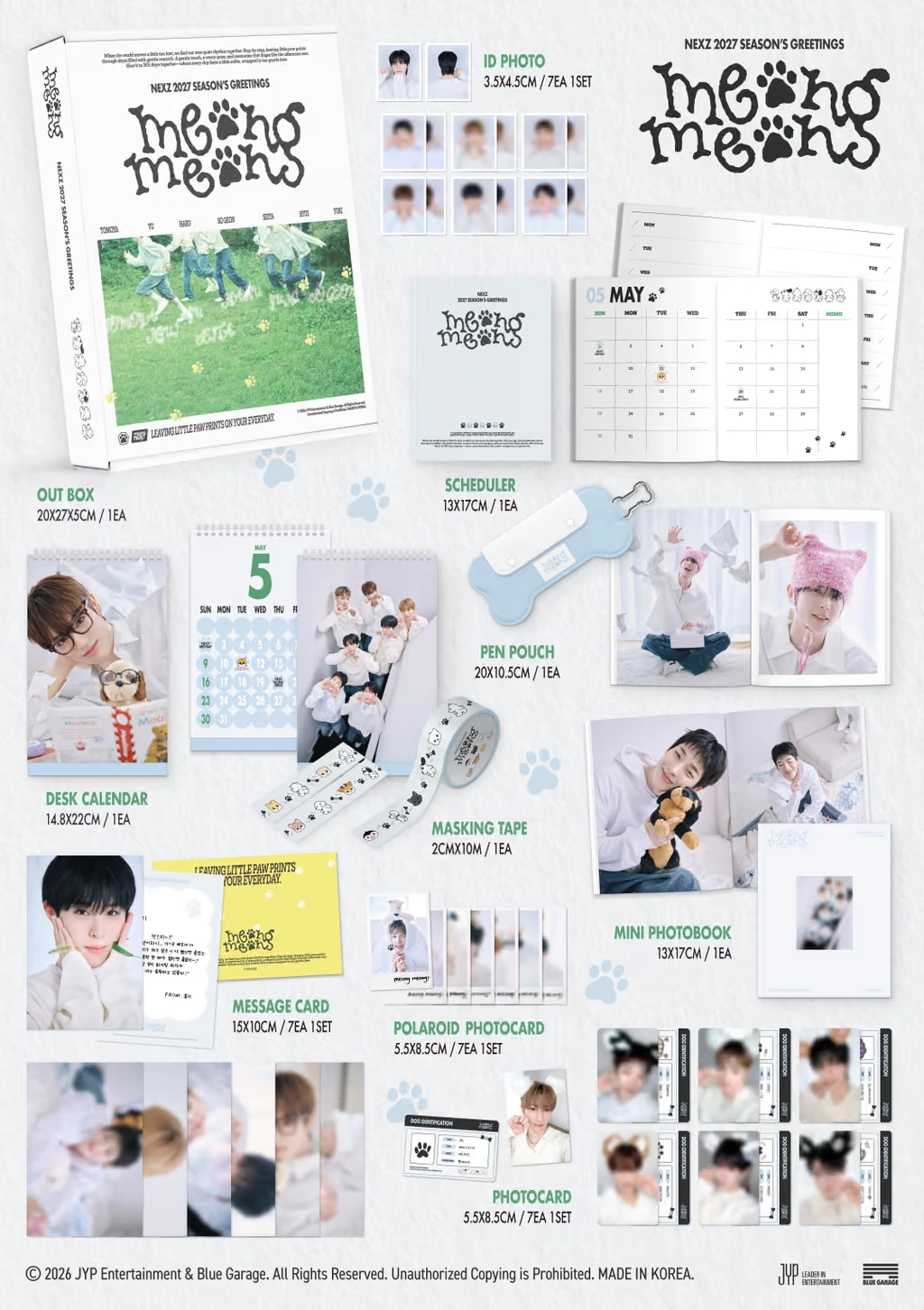 NEXZ 2027 SEASON'S GREETINGS [MEONG MEONG]