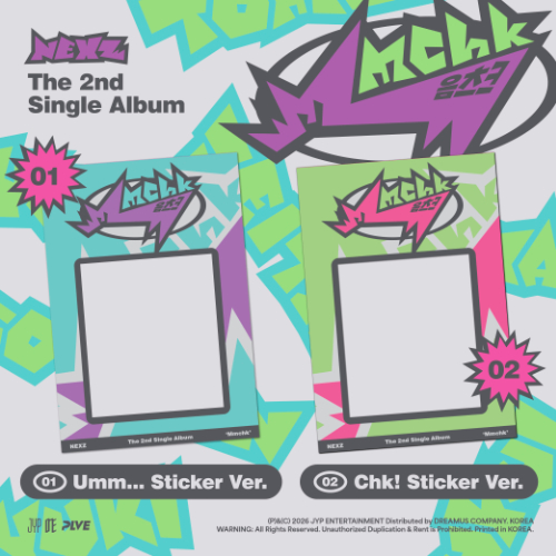 NEXZ 2ND SINGLE ALBUM - MMCHK (STICKER VER.)