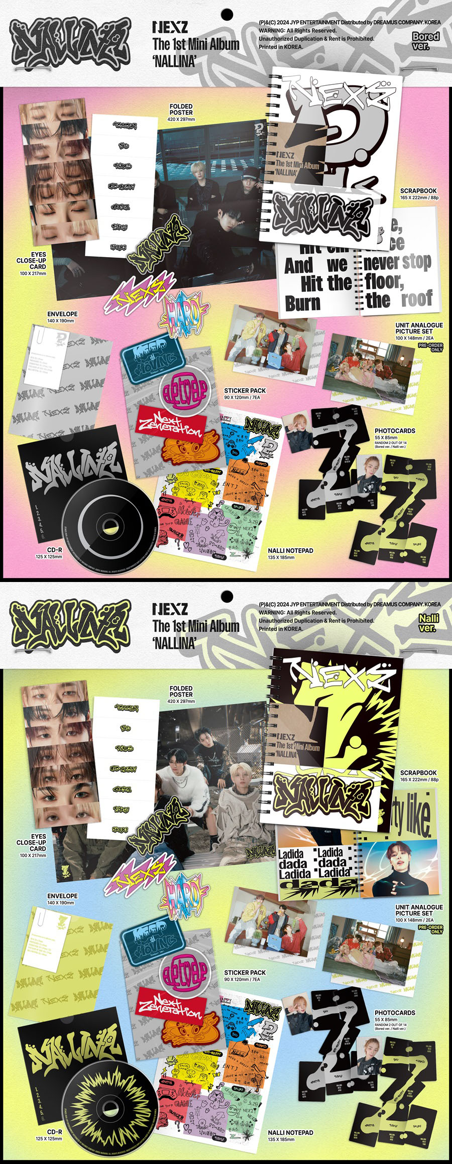 NEXZ 1ST MINI ALBUM - NALLINA