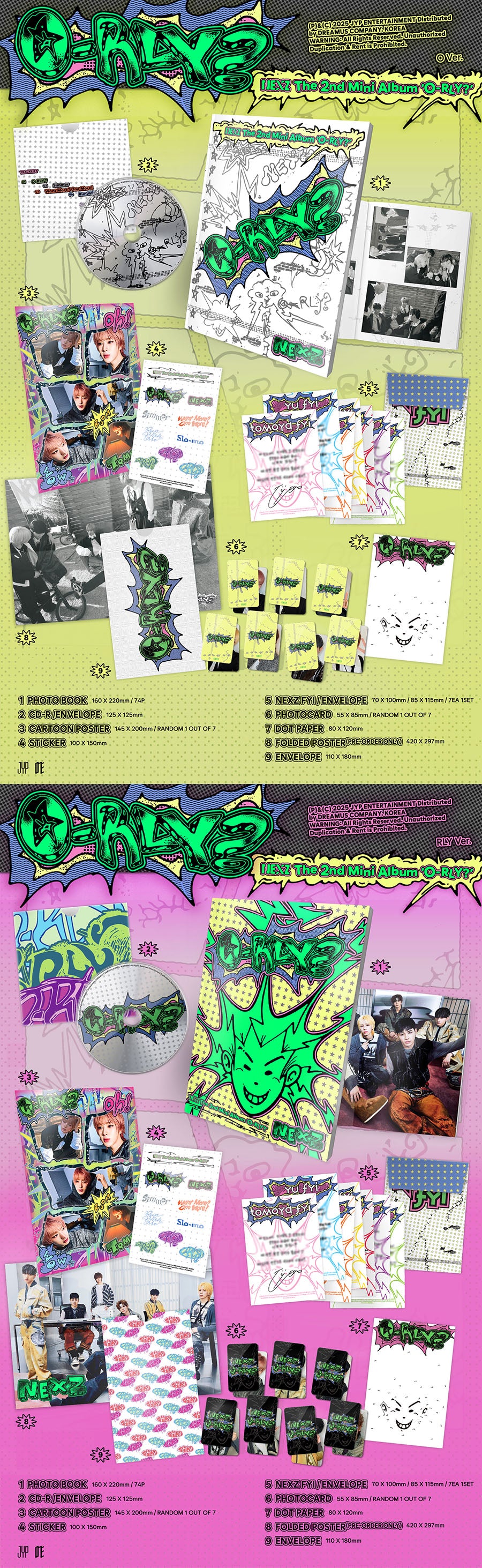 NEXZ 2ND MINI ALBUM - O-RLY?