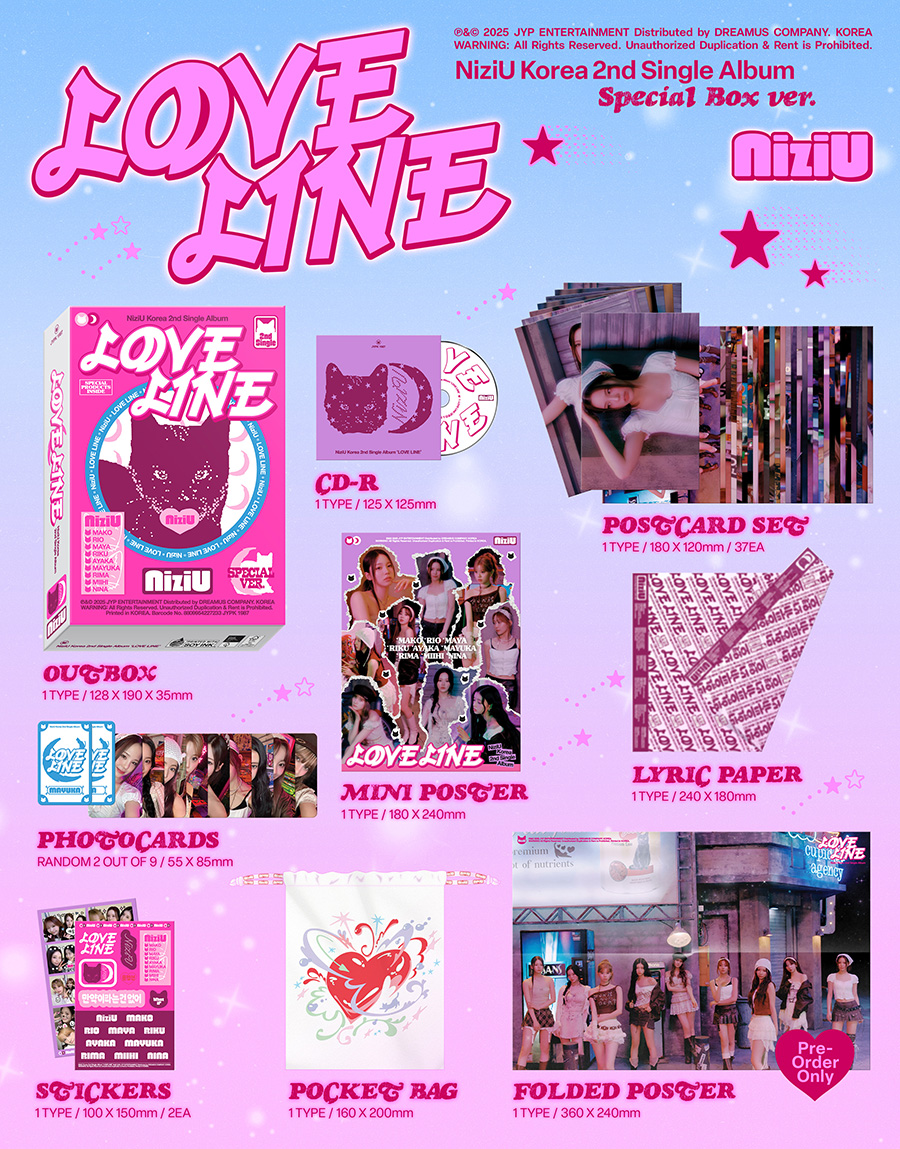 NIZIU 2ND SINGLE ALBUM - LOVE LINE (SPECIAL VERSION)