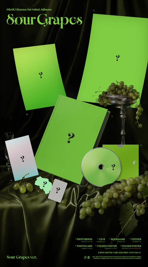 NIZIU - 1ST MINI ALBUM [SOUR GRAPES]