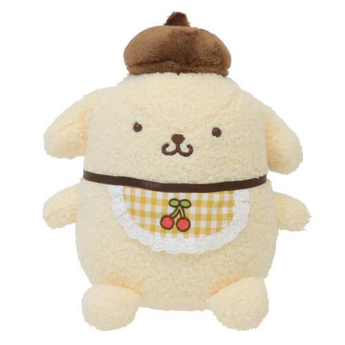 SANRIO© Pompompurin Plush with Bib (Japan Edition)