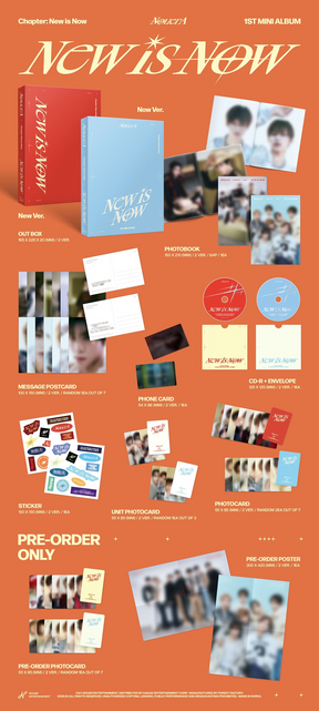 NOUERA 1ST MINI ALBUM - CHAPTER: NEW IS NOW