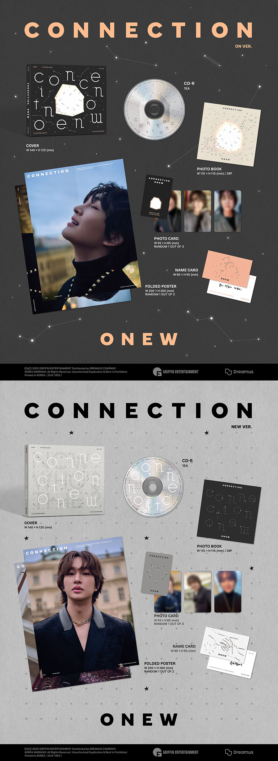 ONEW 4TH MINI ALBUM - CONNECTION (DIGIPACK VER.)
