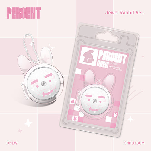 ONEW 2ND ALBUM - PERCENT (JEWEL RABBIT VER.)