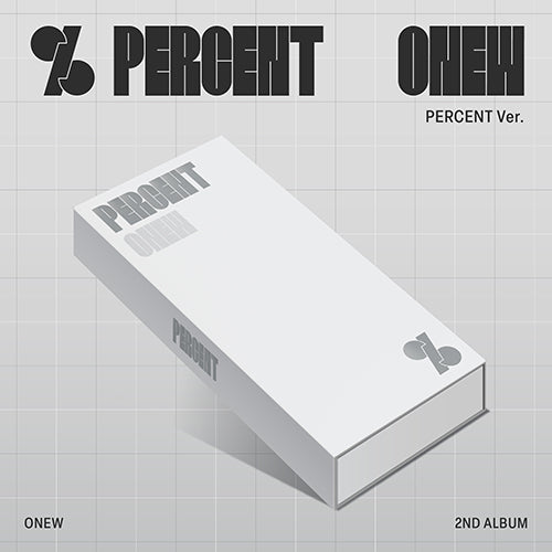 ONEW 2ND ALBUM - PERCENT (PERCENT VER.)