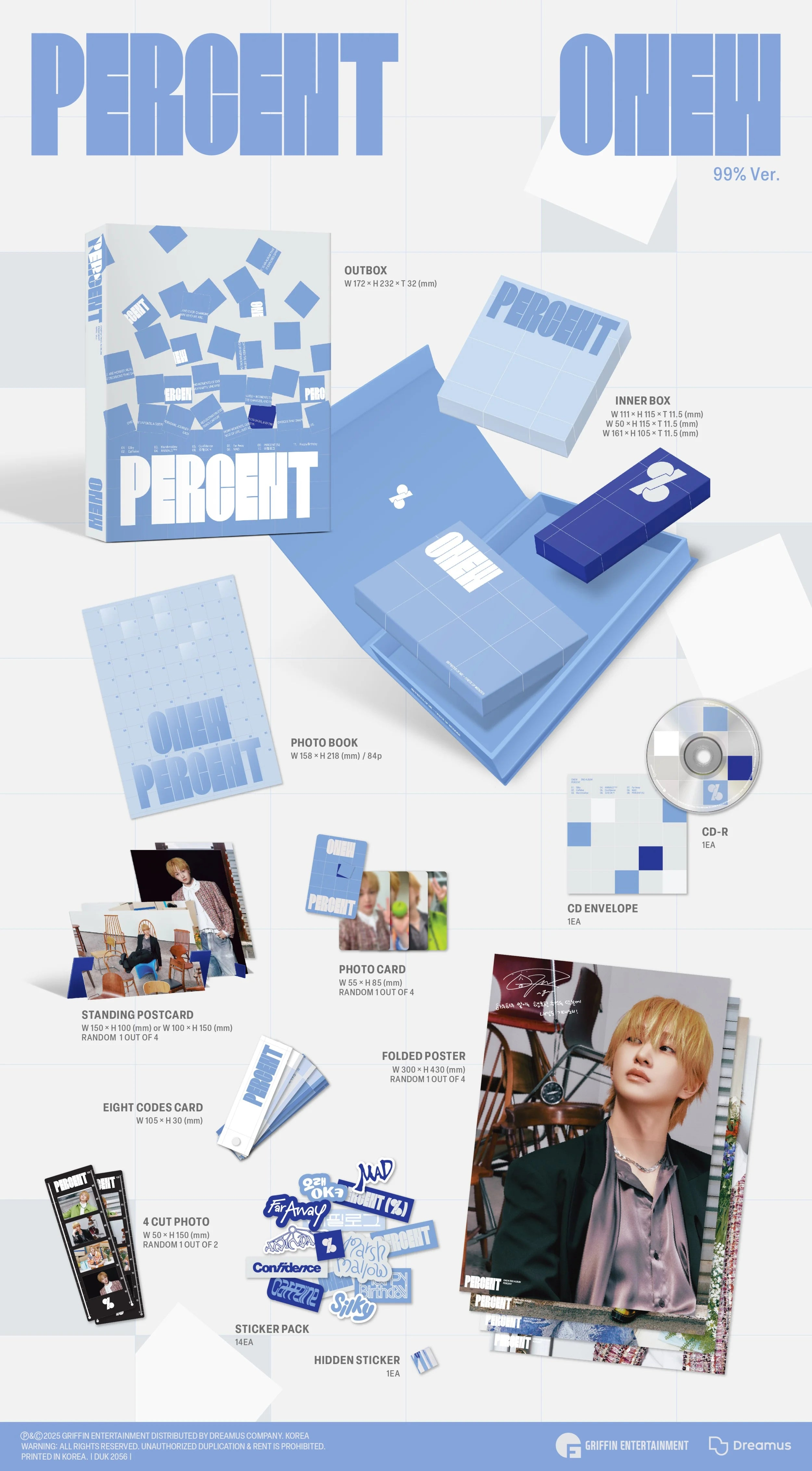 ONEW 2ND ALBUM - PERCENT (PHOTOBOOK VER.)