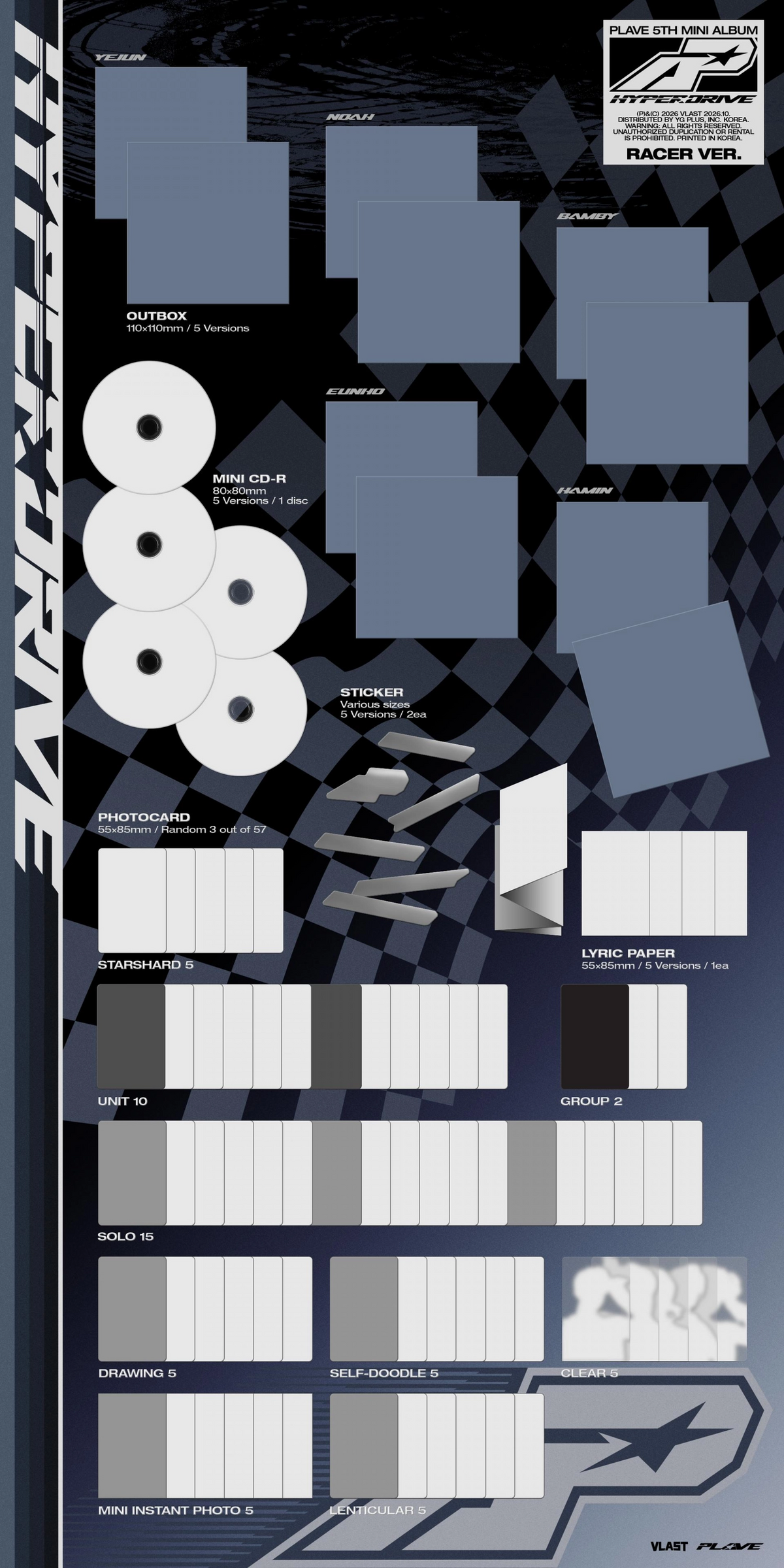 PLAVE - 5TH MINI ALBUM [HYPERDRIVE] (RACER VER.)