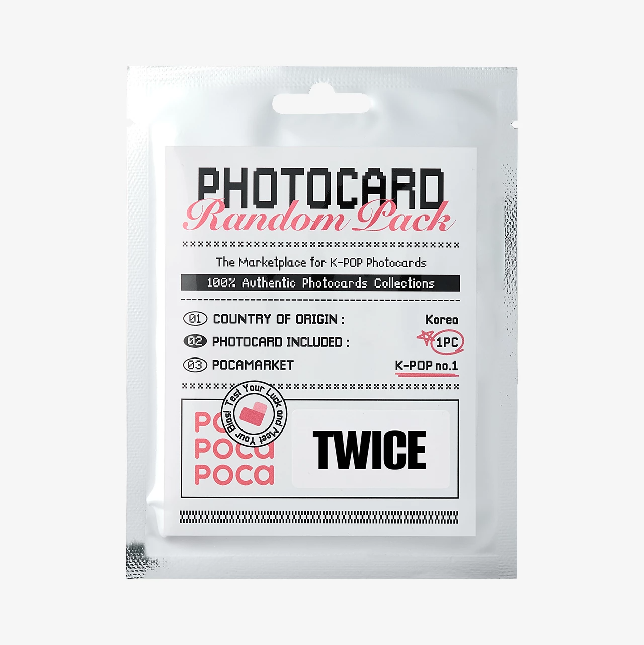POCA MARKET PHOTO CARD (RANDOM 1 PIECE) (GIRL GROUPS)