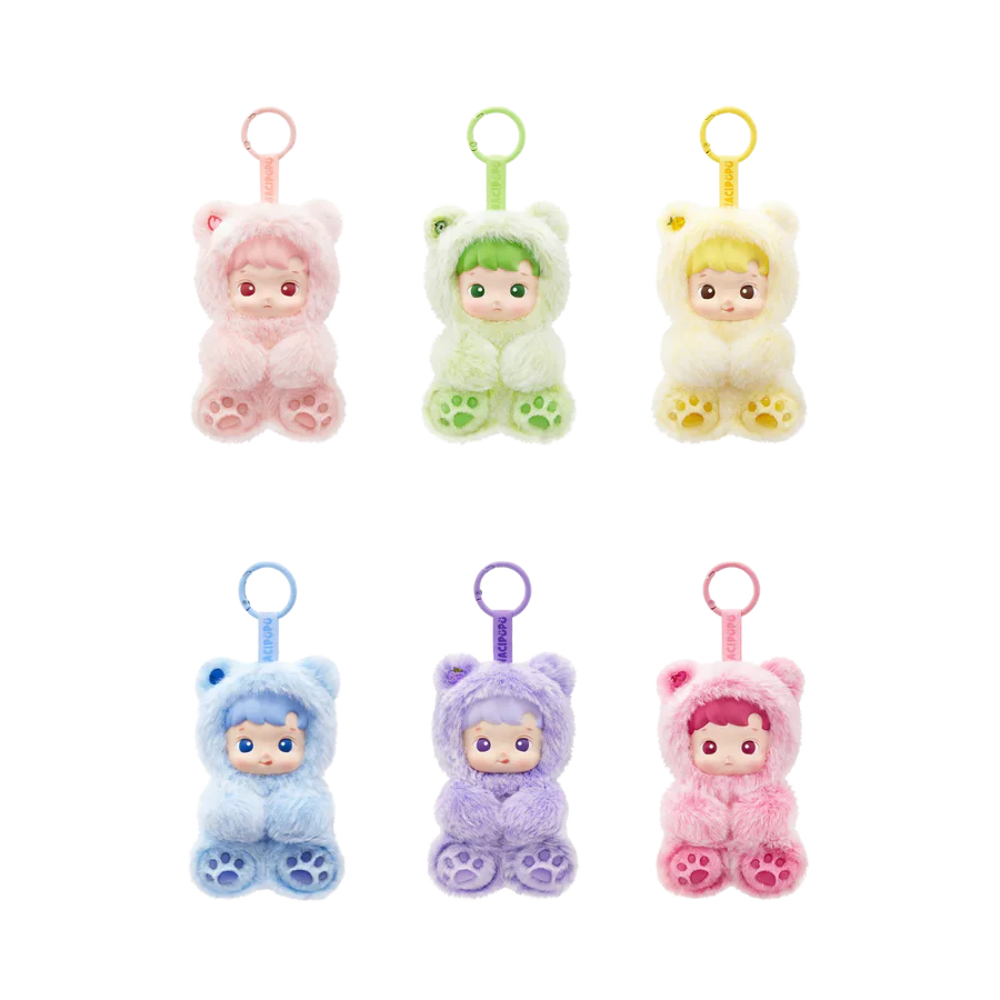 POP MART Authentic Hacipupu Gummy Bear Mystery Box 6 Style (1 Piece)