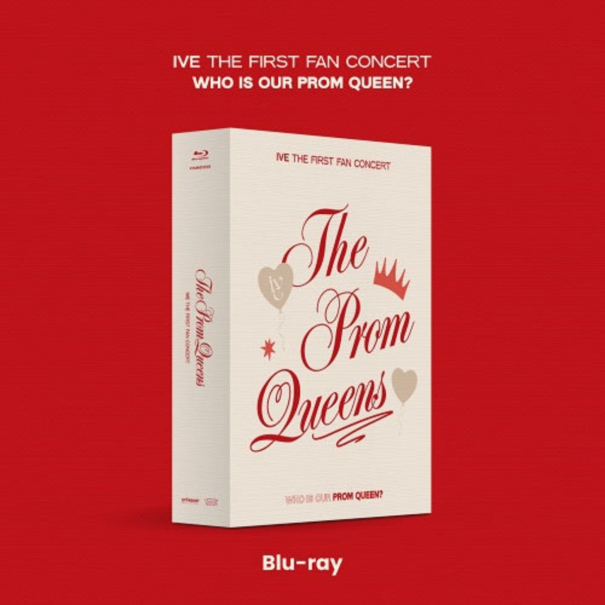IVE THE FIRST FAN CONCERT - THE PROM QUEENS (BLU-RAY) (2-DISC + PHOTOBOOK + PHOTOCARD + 4CUT PHOTO SET + FOLDED POSTER)(KOREA VERSION)