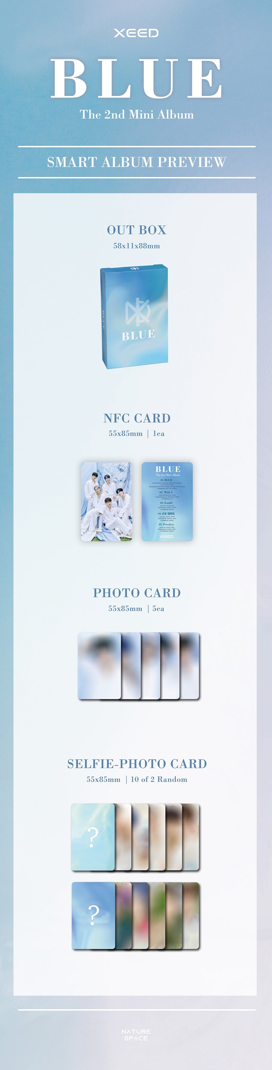 XEED Mini Album Vol. 2 - BLUE (SMC version)