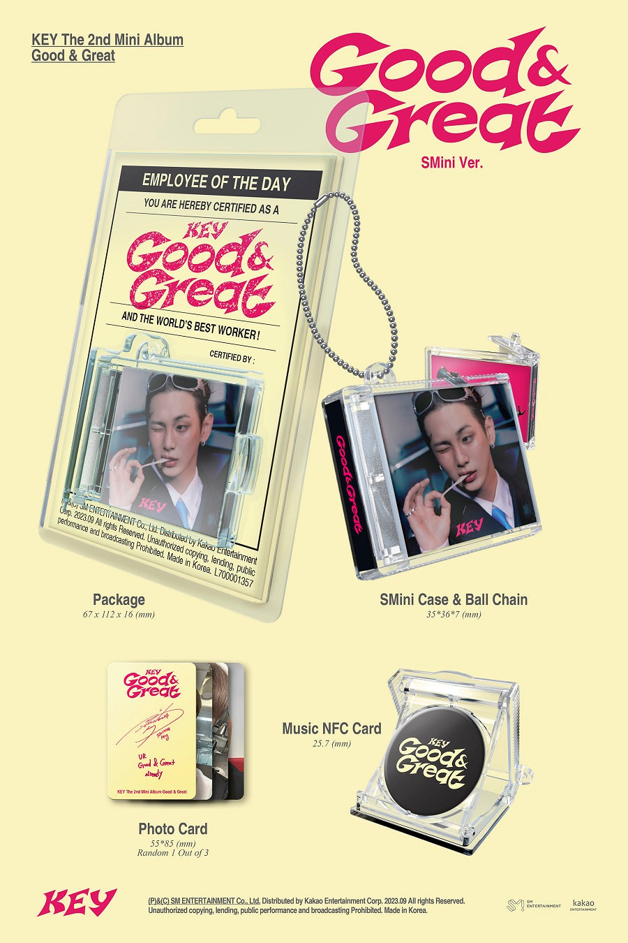 SHINEE: KEY MINI ALBUM VOL. 2 - GOOD & GREAT (SMINI VERSION)