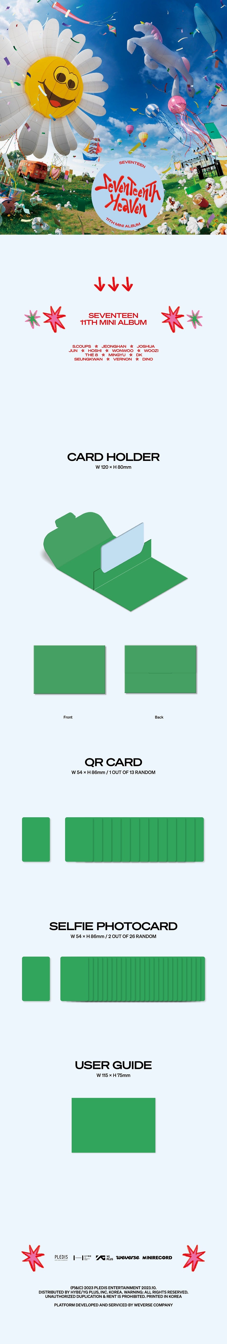 SEVENTEEN MINI ALBUM VOL. 11 - SEVENTEENTH HEAVEN (WEVERSE ALBUM)