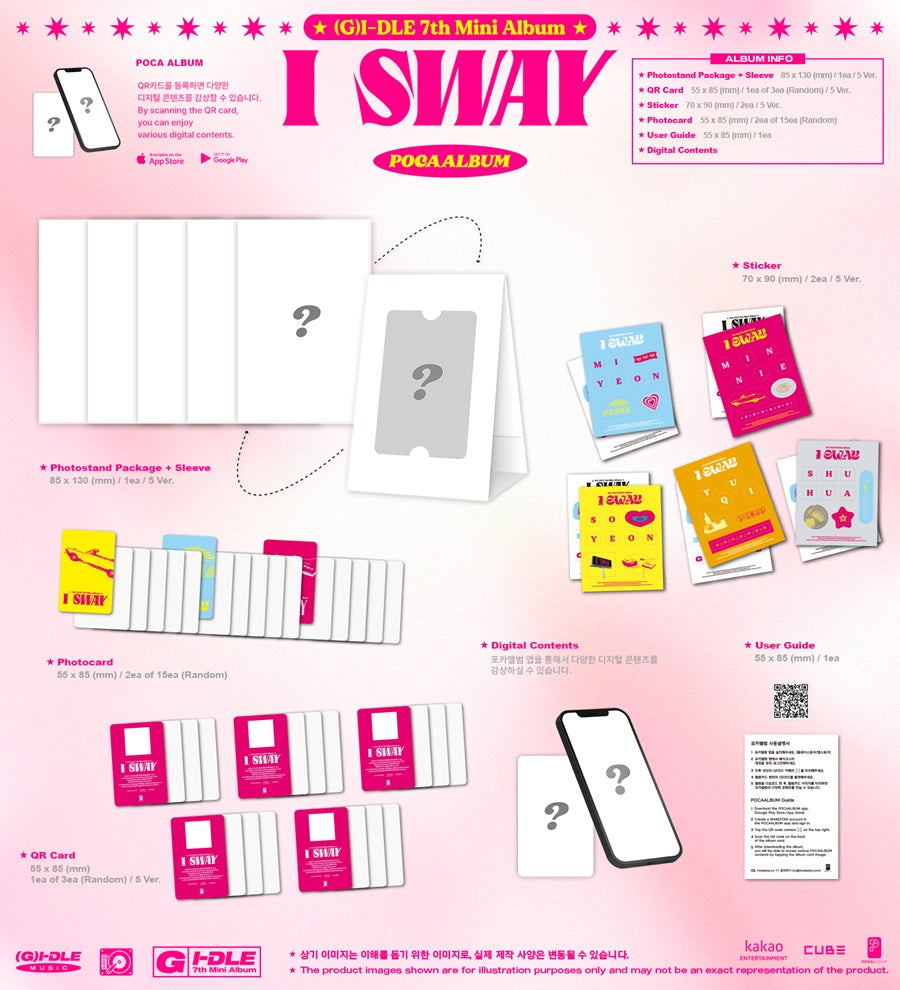 (G)I-DLE 7TH MINI ALBUM - I SWAY (POCA ALBUM)