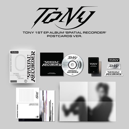 TONY 1ST EP ALBUM - SPATIAL RECORDER (POSTCARDS VER.)