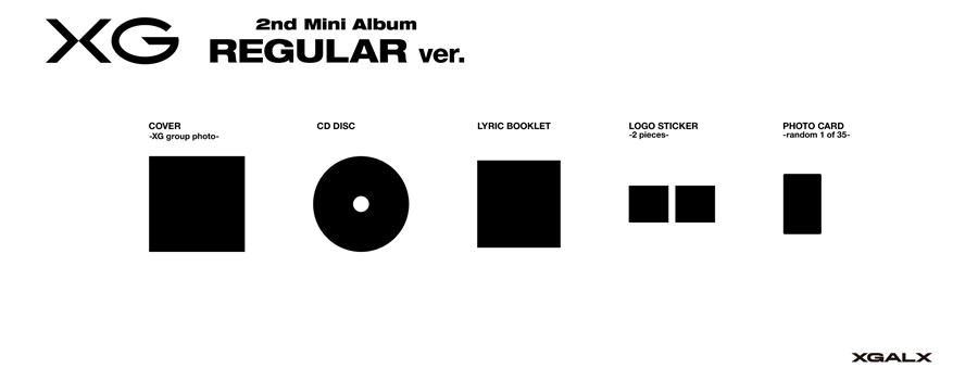XG 2ND MINI ALBUM - AWE (VINYL VERSION)