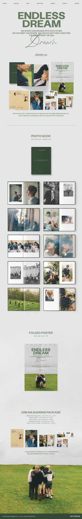 NCT DREAM PHOTO BOOK - ENDLESS DREAM