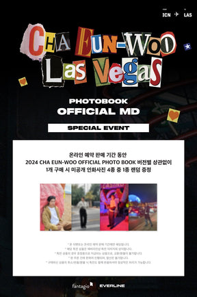 CHA EUN WOO - LAS VEGAS PHOTOBOOK