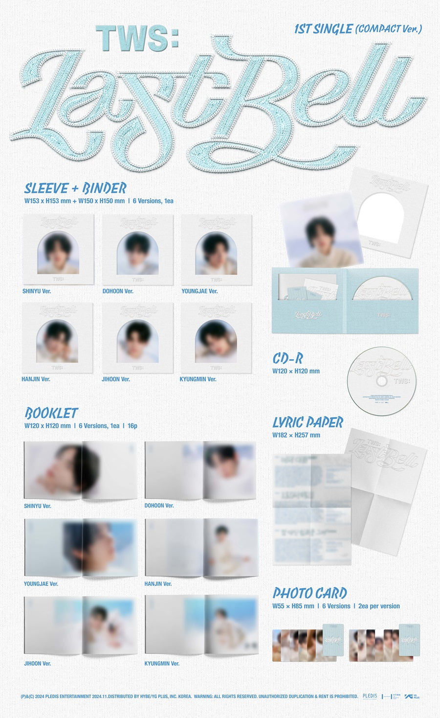 TWS 1ST SINGLE - LAST BELL (COMPACT VER.)