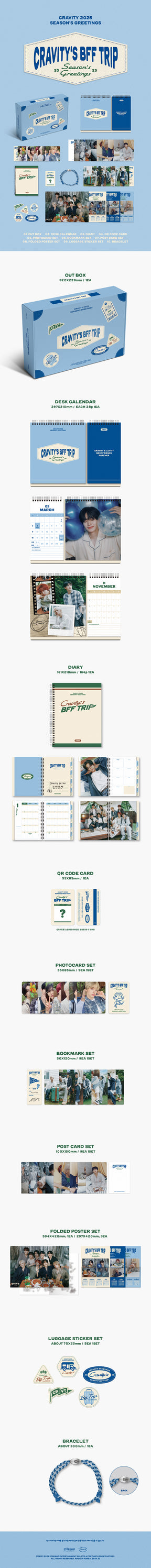 CRAVITY 2025 SEASON'S GREETINGS - CRAVITY BFF TRIP
