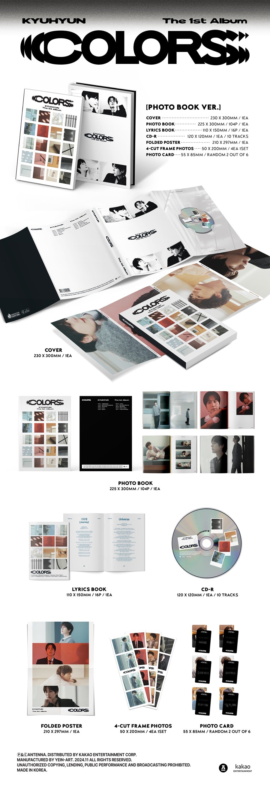 KYUHYUN 1ST ALBUM - COLORS (PHOTOBOOK VER.)