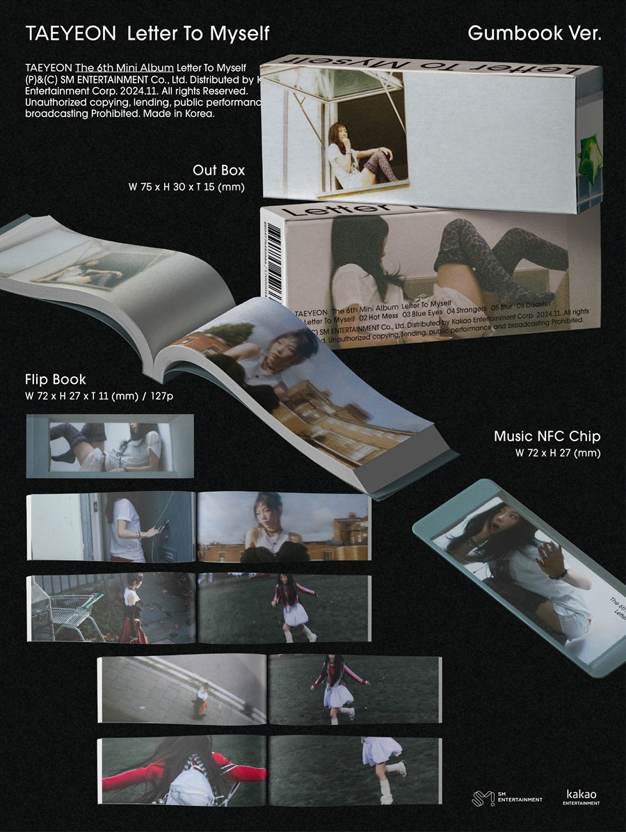 TAEYEON 6TH MINI ALBUM - LETTER TO MYSELF (GUMBOOK VER.)