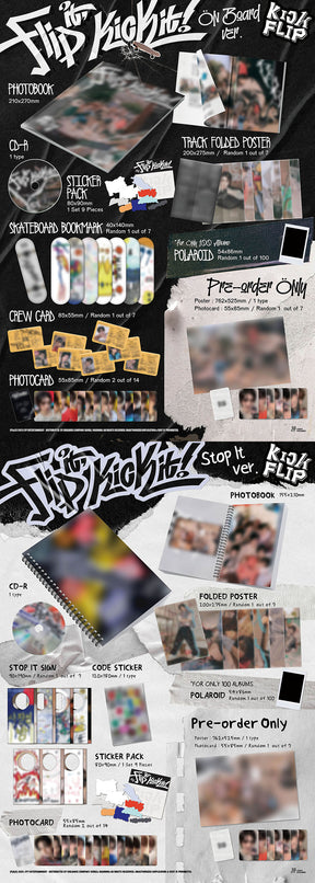 KICKFLIP 1ST MINI ALBUM - FLIP IT, KICK IT!