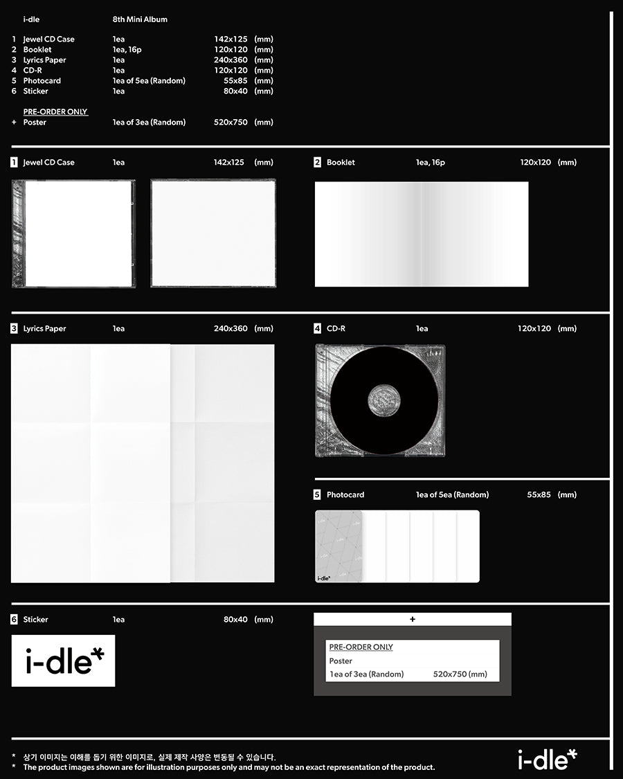 I-DLE - 8TH MINI ALBUM (SPECIAL JEWEL VER.)