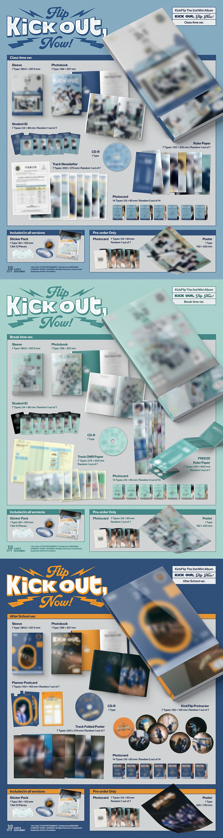 KICKFLIP 2ND MINI ALBUM - KICK OUT, FLIP NOW!