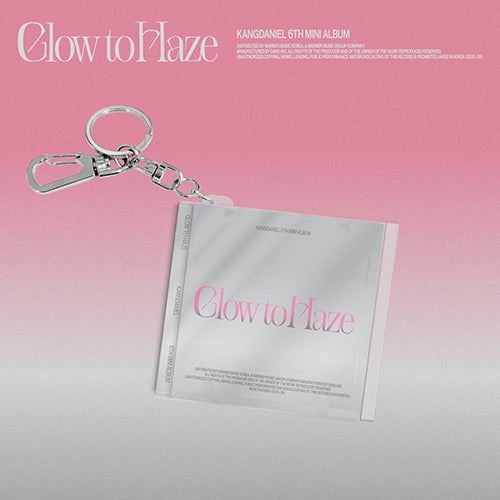 KANG DANIEL 6TH MINI ALBUM - GLOW TO HAZE (MINI CD KEYRING VER.)