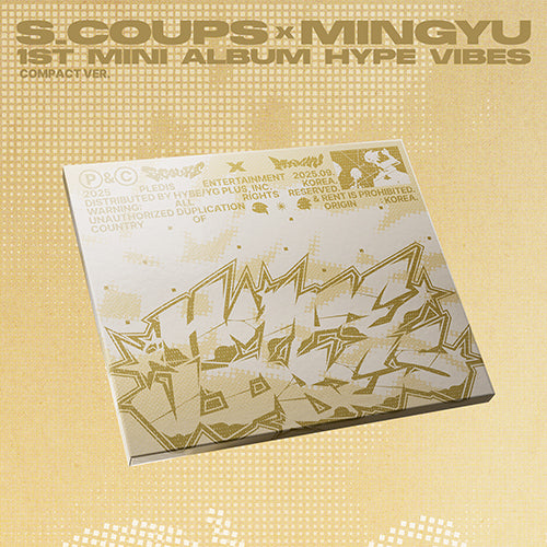 S.COUPSXMINGYU (SEVENTEEN) 1ST MINI ALBUM - HYPE VIBES (COMPACT VER.)